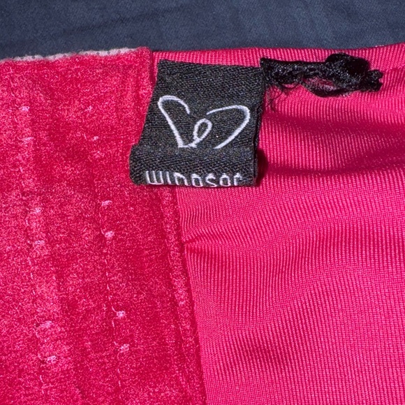 hot pink corset cropped tank top - Picture 2 of 3